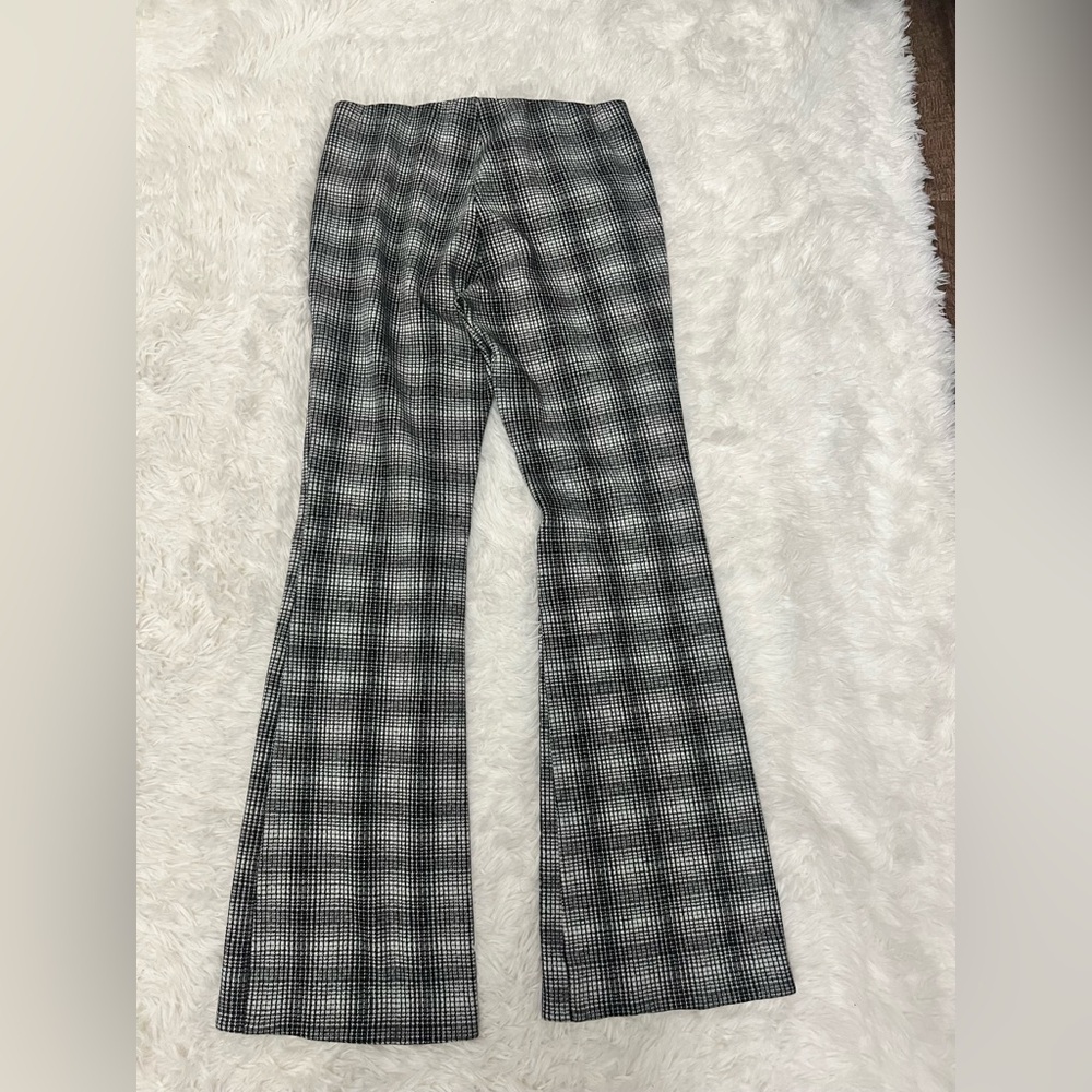 Maeve Black & Gray Plaid Boot-Cut Pants - Picture 10 of 10